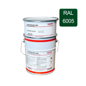 Епоксидна фарба для бетонної підлоги Teknobond 600, 5 кг, зелений мох колір (RAL 6005)